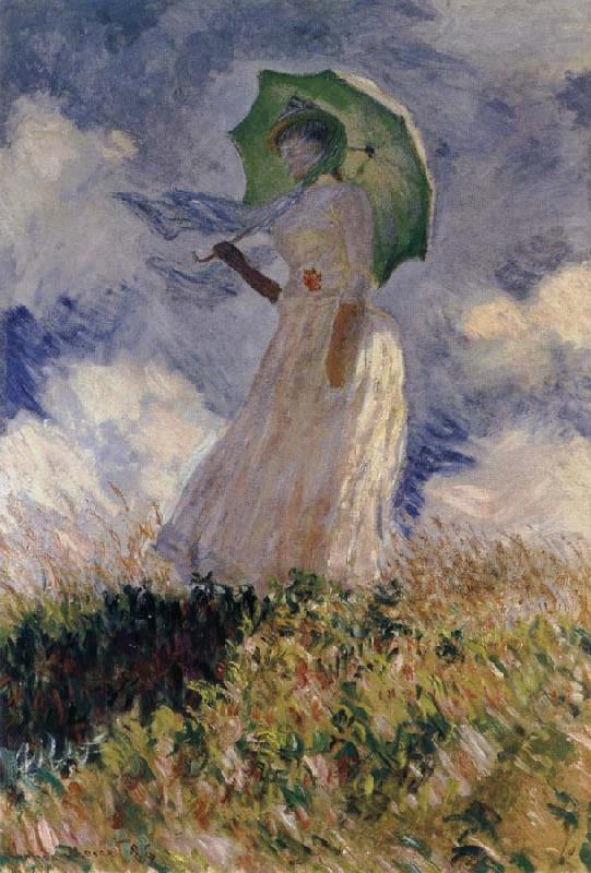 Study of a Figure Outdoors, Claude Monet